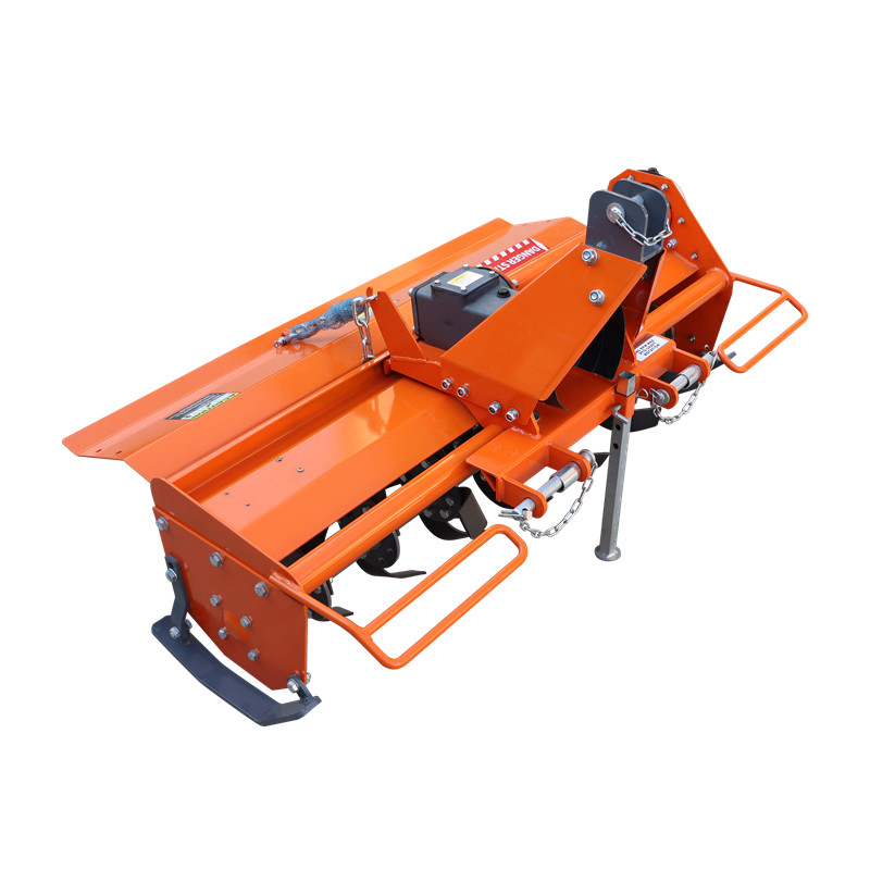 3 Point 37" Rotary Tiller Attachment Fits Cat 1 Tractor PTO Driven Work 5" Deep