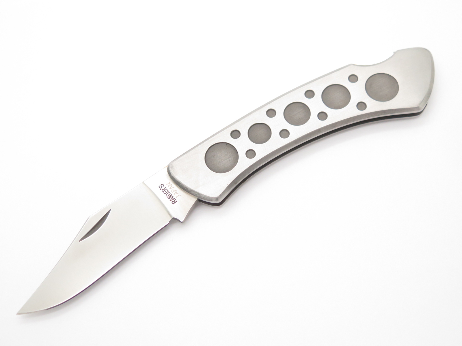 Vtg 80s Ranger's G. Sakai Seki Japan 4.4 Stainless Folding Lockback Pocket Knife