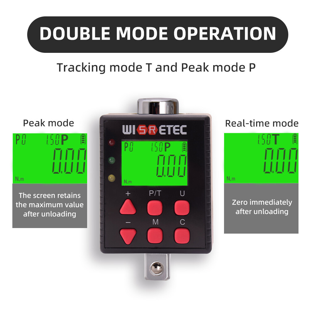 Digital Torque Meter Digital Backlight Display Torque Tester Two Q9J0
