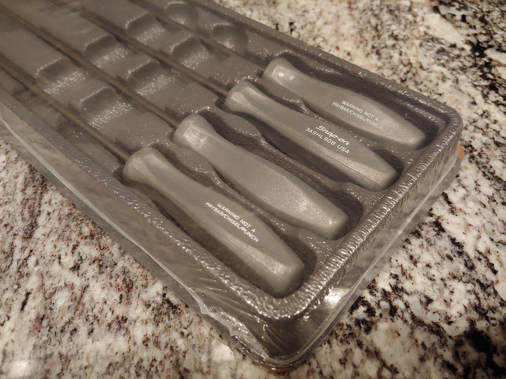 Snapon Tools 4pc Hard Handle Long Mini Pick Set SEALED - TITANIUM