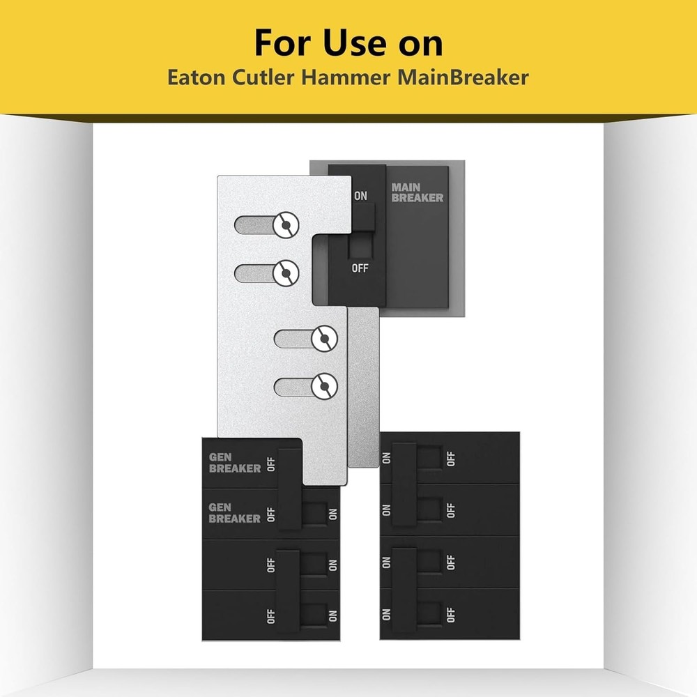 Generator Interlock Kit Compatible with Eaton or Cutler Hammer Vertical Throw...