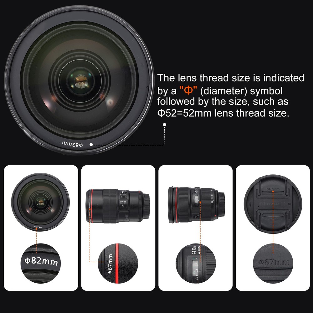52mm Variable Star Filter 4-8 Points for Night Scenery Glassworks,1Pcs
