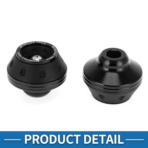 Motorcycle Front Fork Frame Sliders Falling Protection Wheel Crash Black