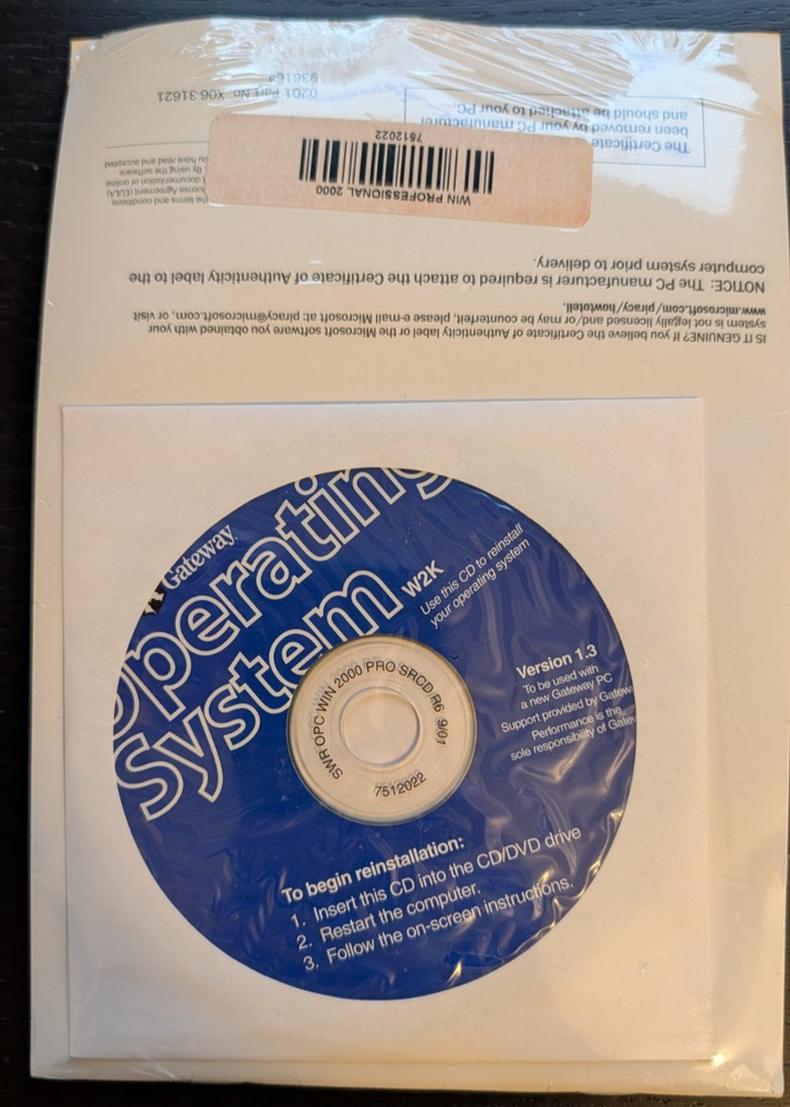 Windows 2000 Professional CD