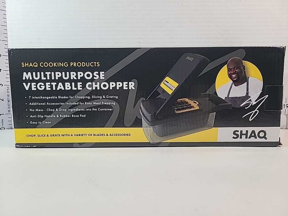 Shaq Multipurpose Vegetable Chopper With Five Different Blades And More