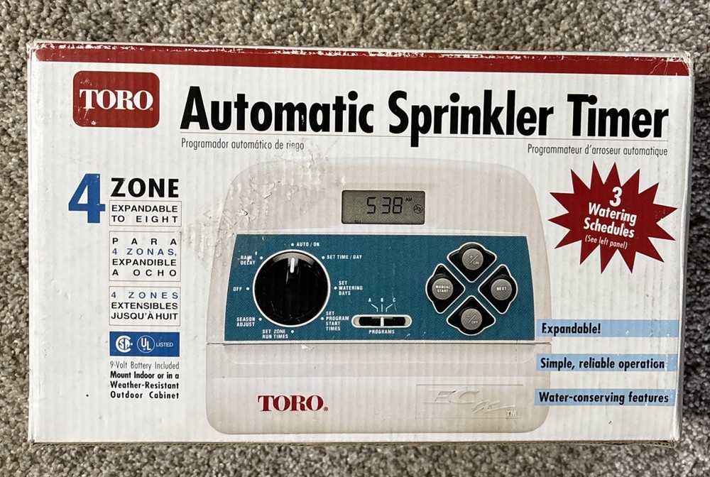 Automatic Sprinkler Timer  Toro Model 53331 Expandable NEW