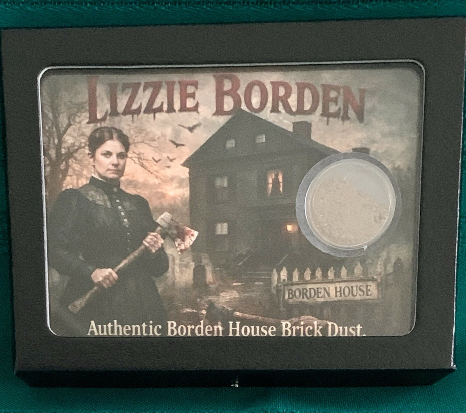Lizzie Borden House Authentic Basement Relic Brick Dust