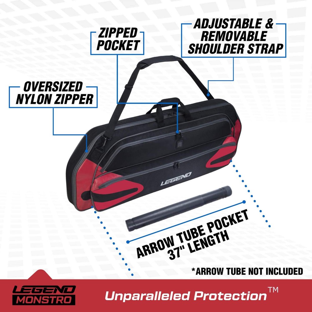 Monstro Compound Bow Case - Soft Bow Case for Compound Bow, Padded Bow and Ar...