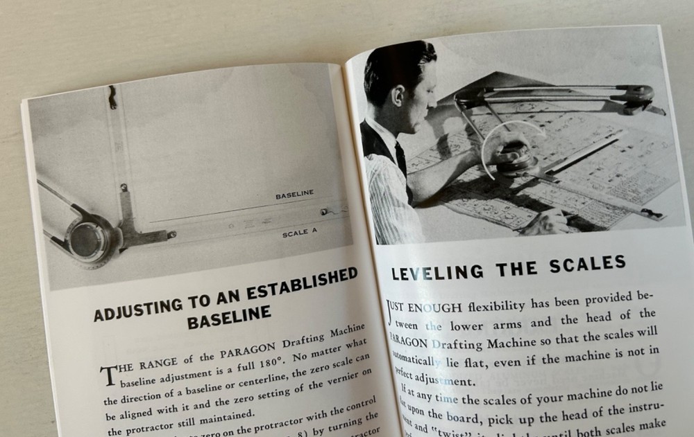 Drafting User Manual K&E PARAGON FULL SIZE MACHINE.