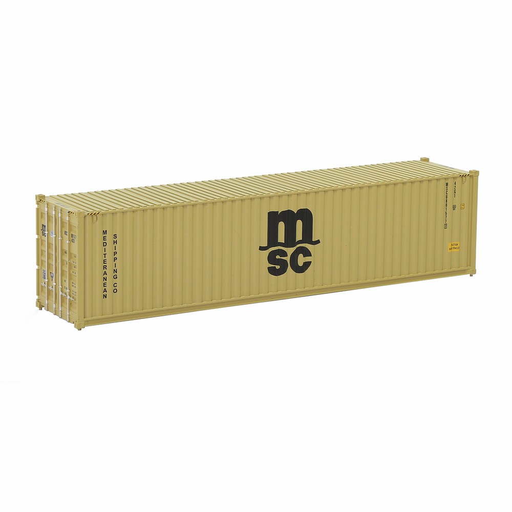 3pcs Different HO Scale 40ft Containers msc KLINE CHINA SHIPPING