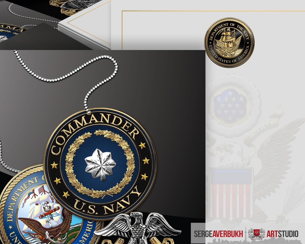 Customizable U.S. Navy Commander Invitation Template DIGITAL DOWNLOAD