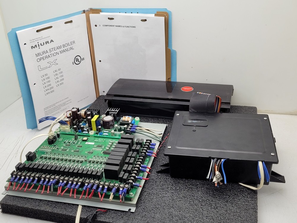 MIURA XJ1-120-RY 7E Steam Boiler Operational Control Panel Board Working Pull