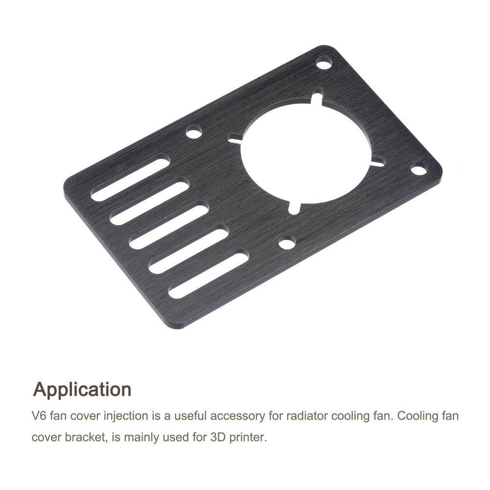 Stepper Motor Mounting Bracket Mount Plate Black for 3D Printer 2 Pack