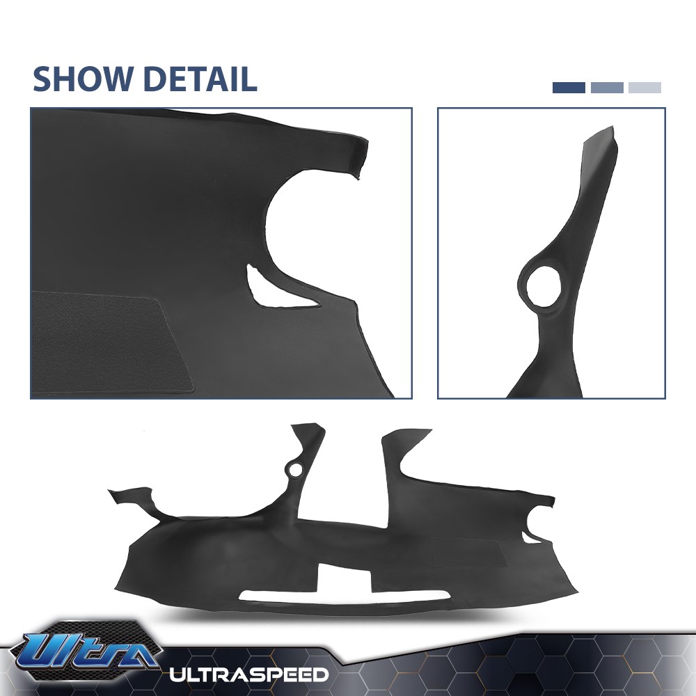 Dash Cover Fit For 2006-2013 Lexus IS250 IS350 Dashboard Black 11-608LL-BLK