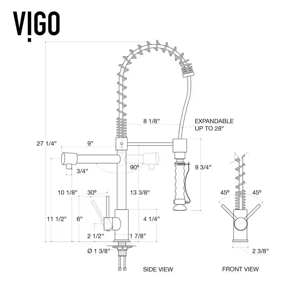 Zurich Single Handle Pull-Down Sprayer Kitchen Faucet in Matte Black