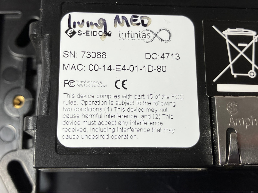 3xLogic S-EIDC32 Infinias eIDC32 Ethernet Integrated Door Controller PoE Module