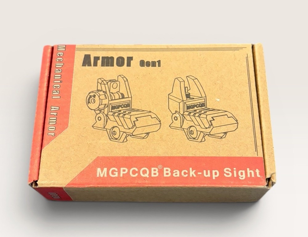 MGPCQB Gen-1 Optical Back-Up Sight Mechanical Armor