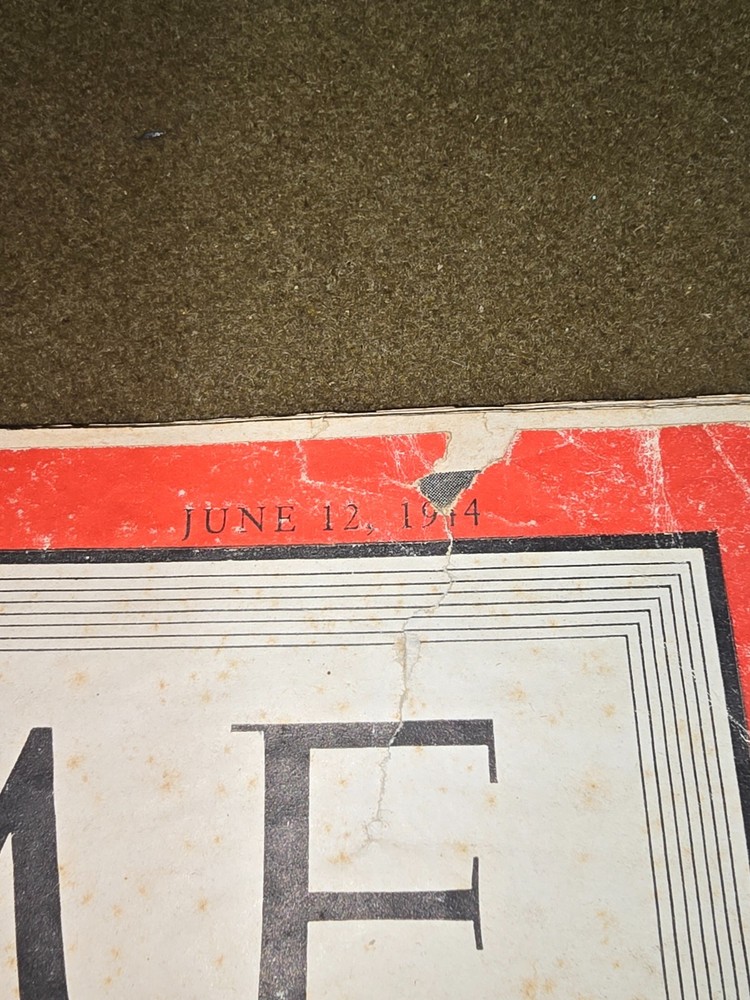 WWII Time Magazine General Spaatz Dated June 12, 1944