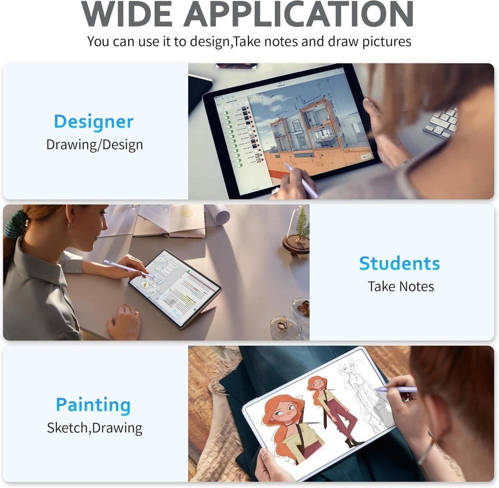 Stylus Pen for A-pple/Android/Tablet, Magnetic Suction