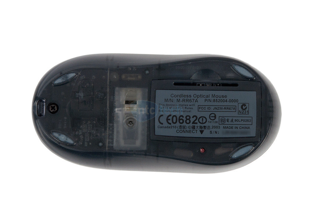 Logitech M-RR67A Navigator Duo Wireless Replacement Optical Mouse (Black) - New