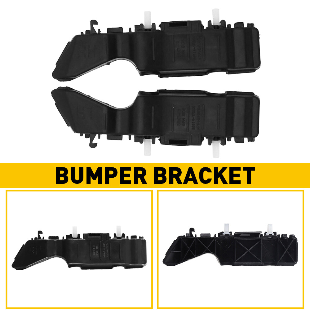 Bumper Support Bracket Retainer For 2012-2017 Hyundai Accent Front L&R Set