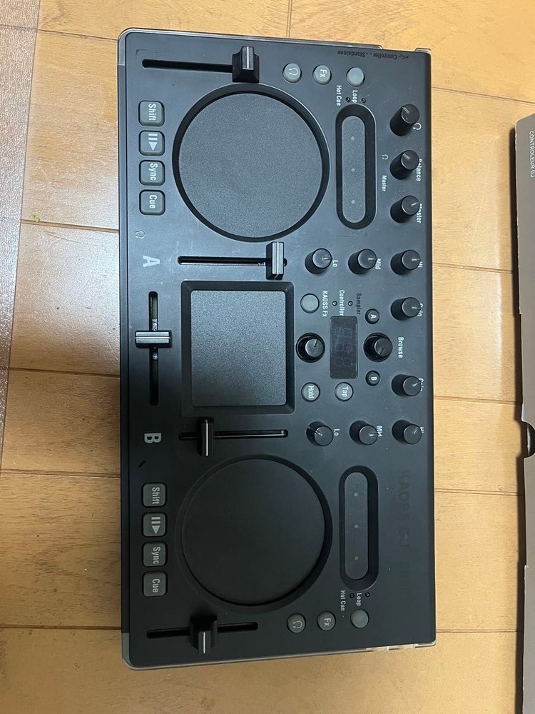 KORG KAOSS DJ Controller Built-in Effects Pad Compact Tested Used w/ Cable