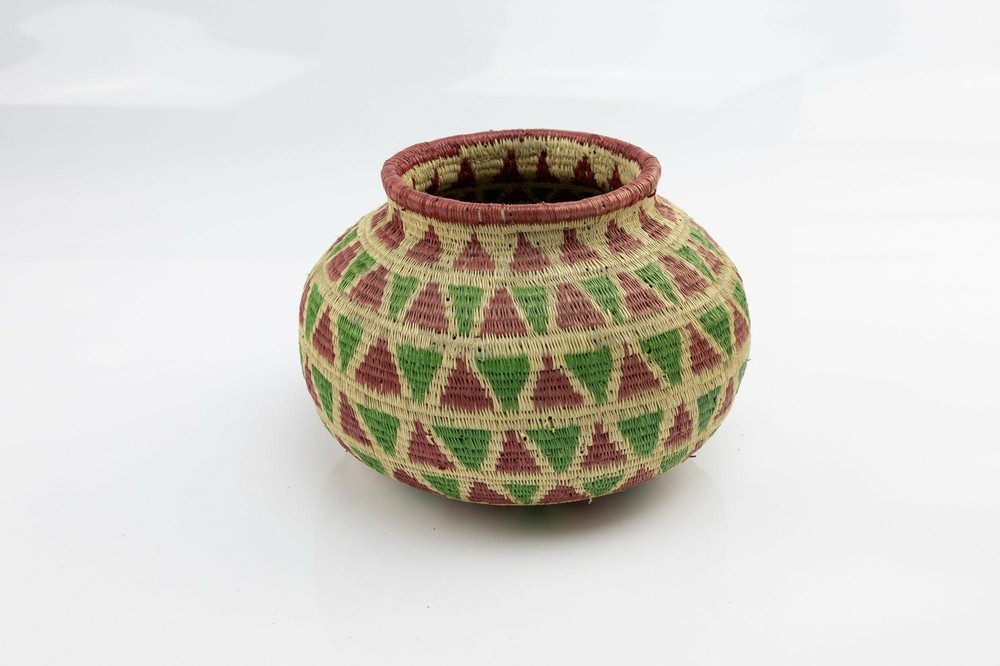 Vintage Hand Woven Basket