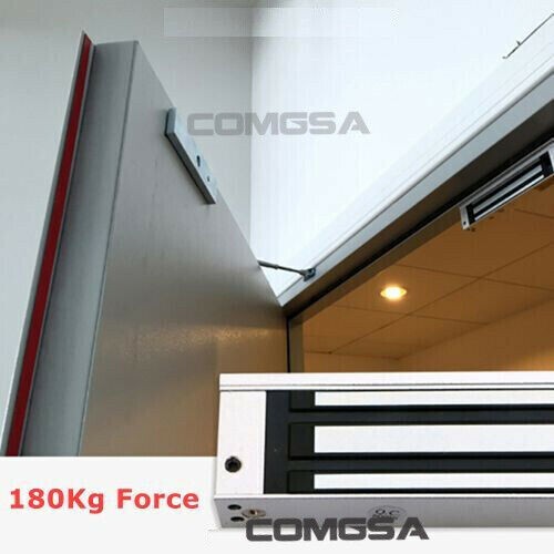 Door Entry Access Control System, 1200 lb Magnetic Lock, 4 Remote Controls US