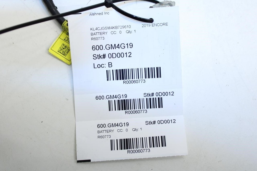 2016-2019 Buick Encore 1.4L Negative Battery Cable w/ Current Sensor 42670997