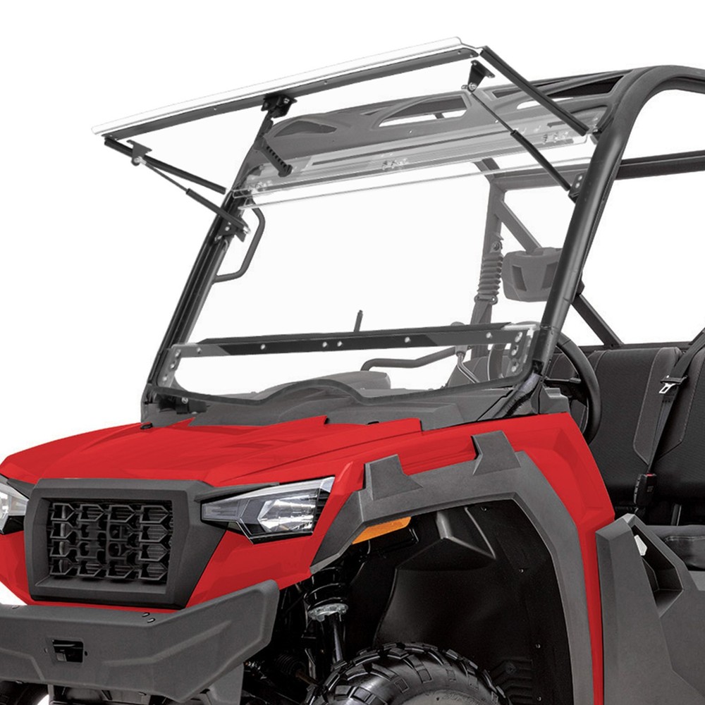 3-IN-1 Front Flip Windshield Scratch-Resistant Clear for TRACKER 800SX 2020-2026