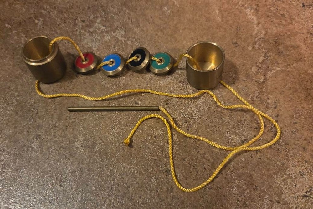 Psychic Brass Disk Escape Magic Mentalism Tricks