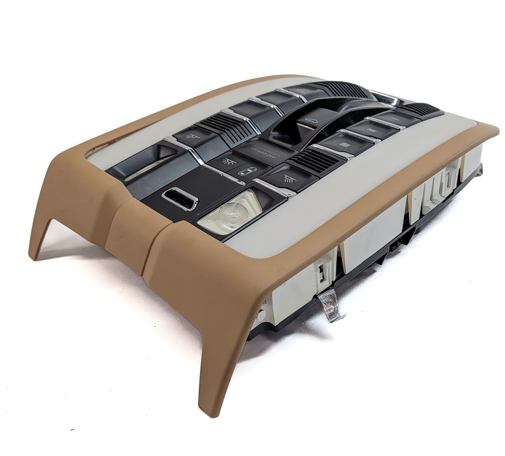 2011 PORSCHE PANAMERA 970 FRONT INTERIOR OVERHEAD DOME MAP READING LIGHT (Beige)