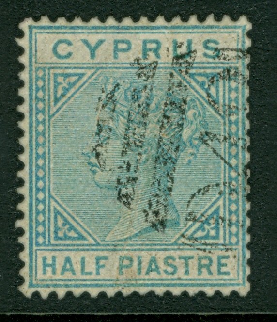 Cyprus ½pi light emerald green.  Scott #11