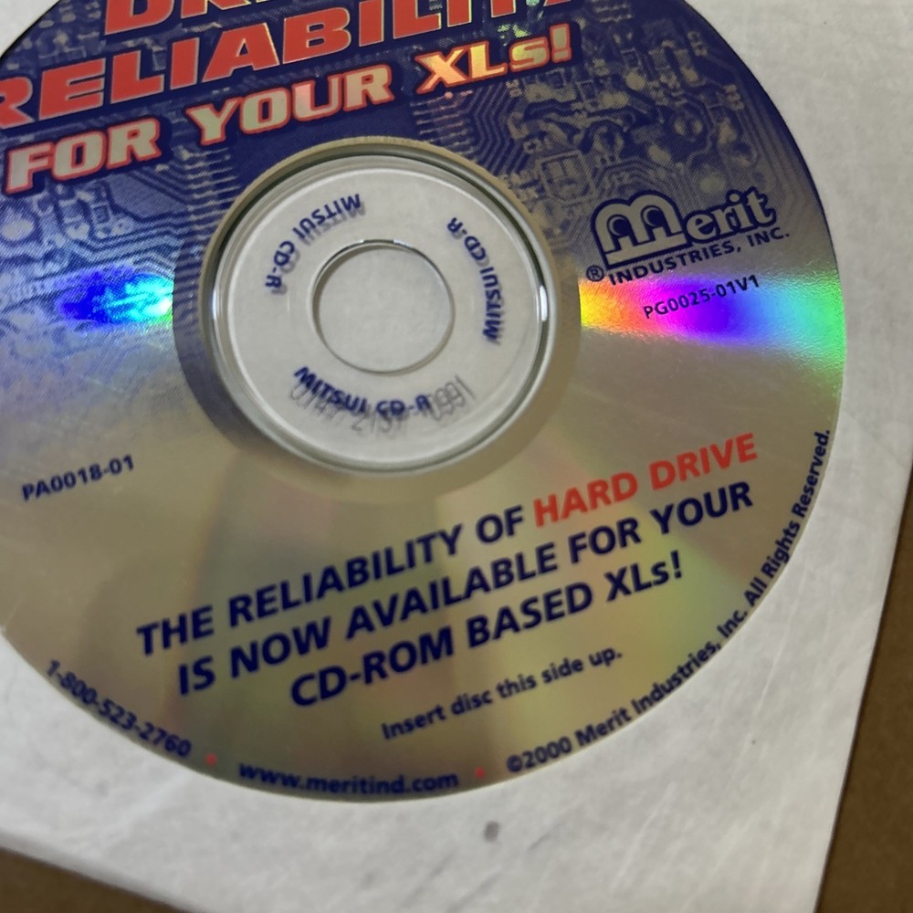 Cd XL Convert To Hard Drive Cd Utility Disk MERIT MEGATOUCH