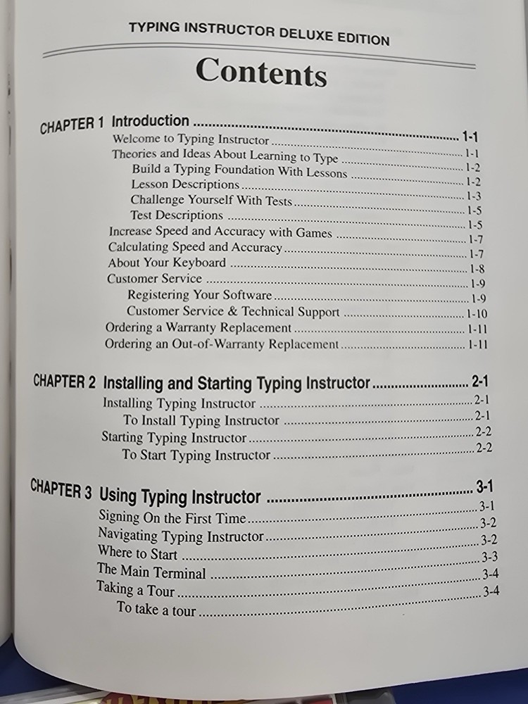 Typing Instructor Deluxe 11 Edition: Unopened/Sealed CD and User’s Guide