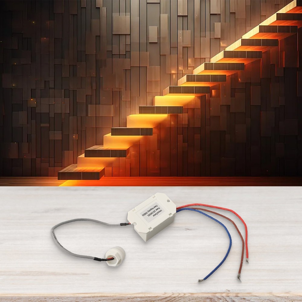 Compact and Lightweight Motion Sensor Switch for Automatic Light Control