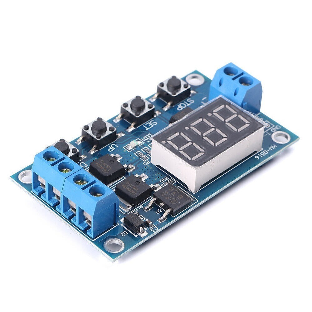 12 24V Board Trigger Cycle Timer Delay Switch MOS Tube Control Module
