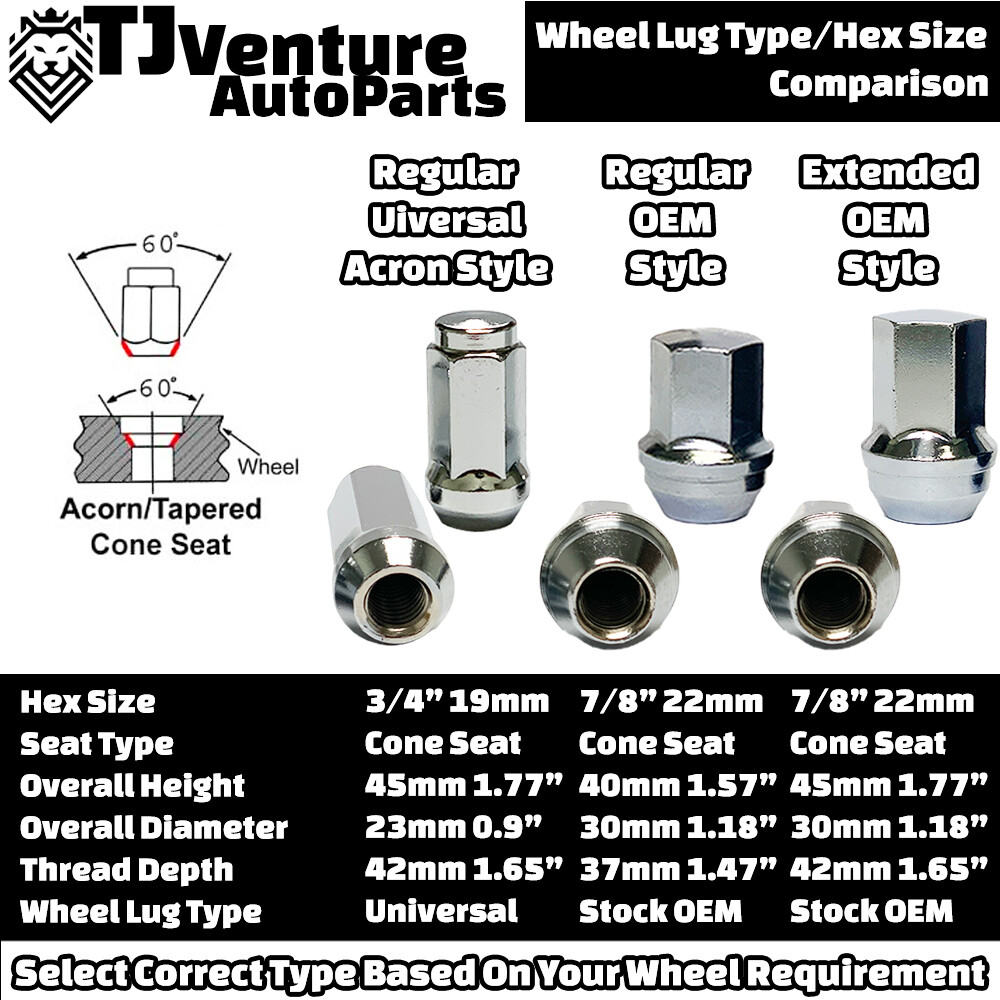 20Pc Chrome 9/16-18 Factory OEM Lug Nuts Fit Dodge Ram1500 Durango Dakota Raider