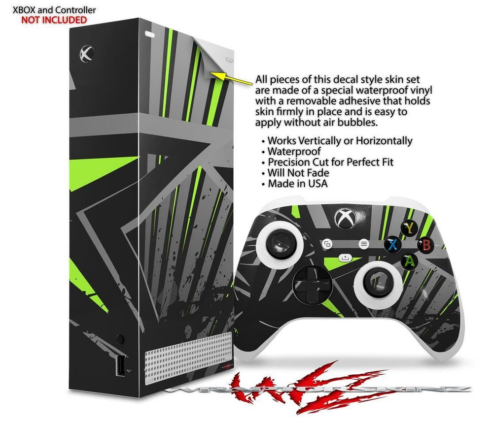 Skins XBOX Series S Console Controller Baja 0023 Lime Green