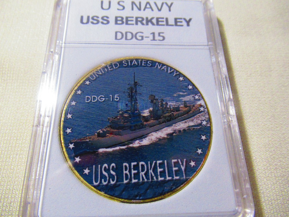 US NAVY - USS BERKELEY (DDG-15) Challenge Coin