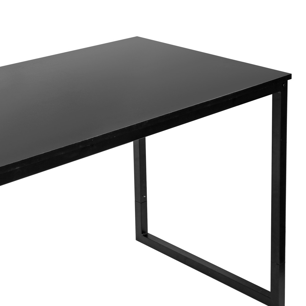 55" Computer Writing Desk Modern Espresso Style Study Office Desk Corner Table