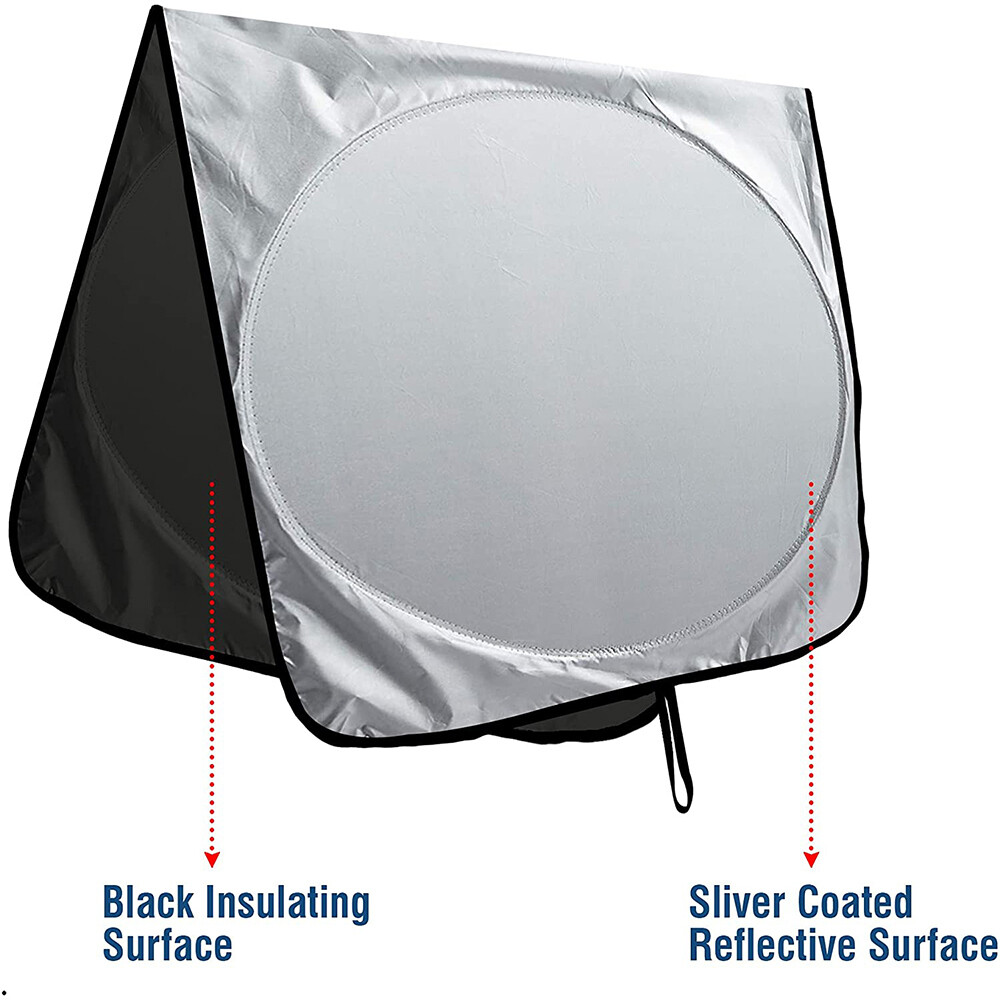 Foldable Jumbo Extra Large Car Front Windshield Sun Shade Visor UV Block Cover