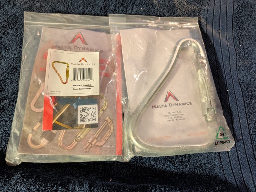 Tower Hook Steel Locking Carabiner 2