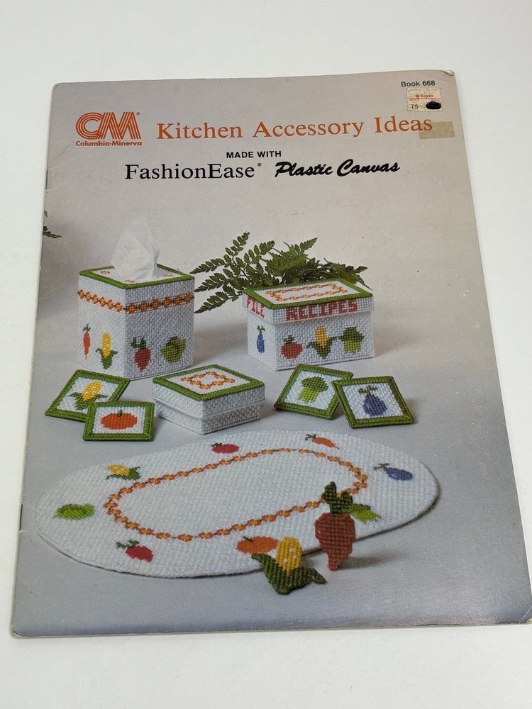 Columbia-Minerva Plastic Canvas Chart Kitchen Accessory Ideas