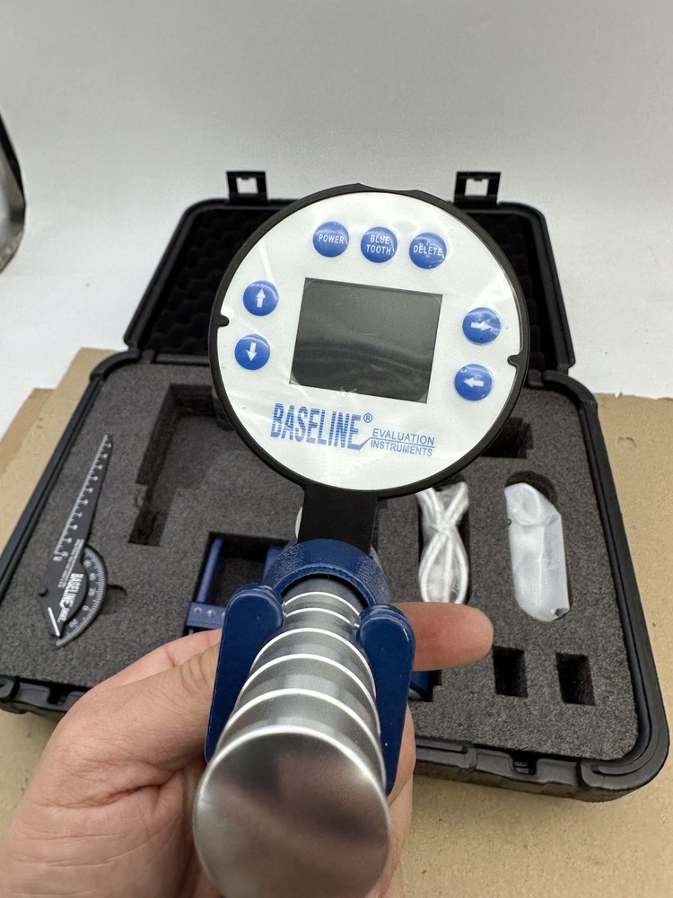 Baseline BIMS Digital Hand Dynamometer Grip Strength Testing Pinch Gauge 3pc Set