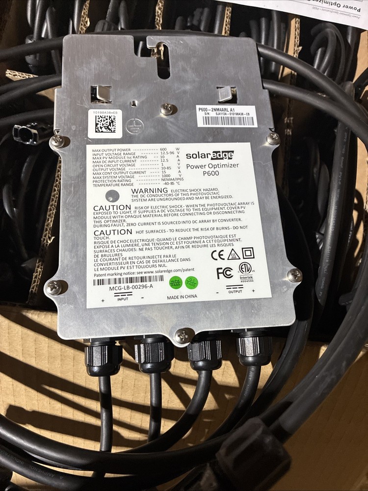 SolarEdge Solar Power Optimizer P600-2NM4ARL 600W