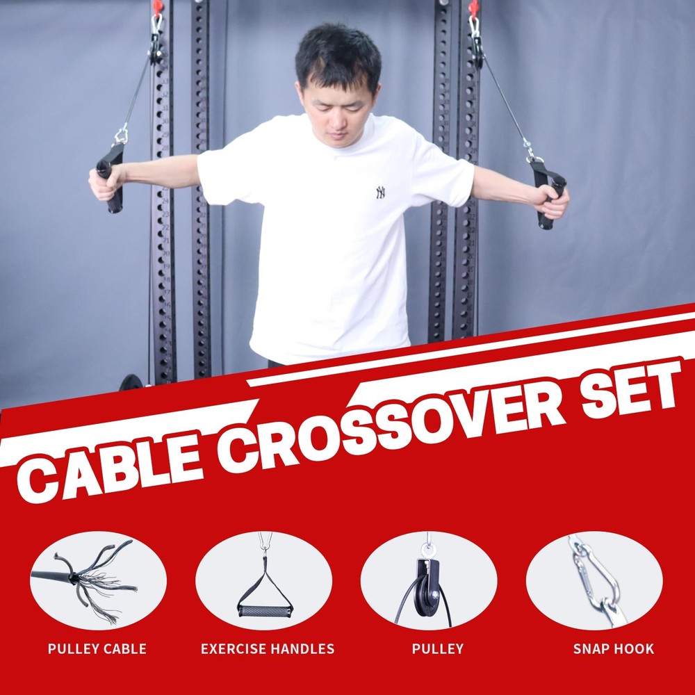 Upgrade Smith Machine Attachments for Power Rack Attachment, Cable Machine At...