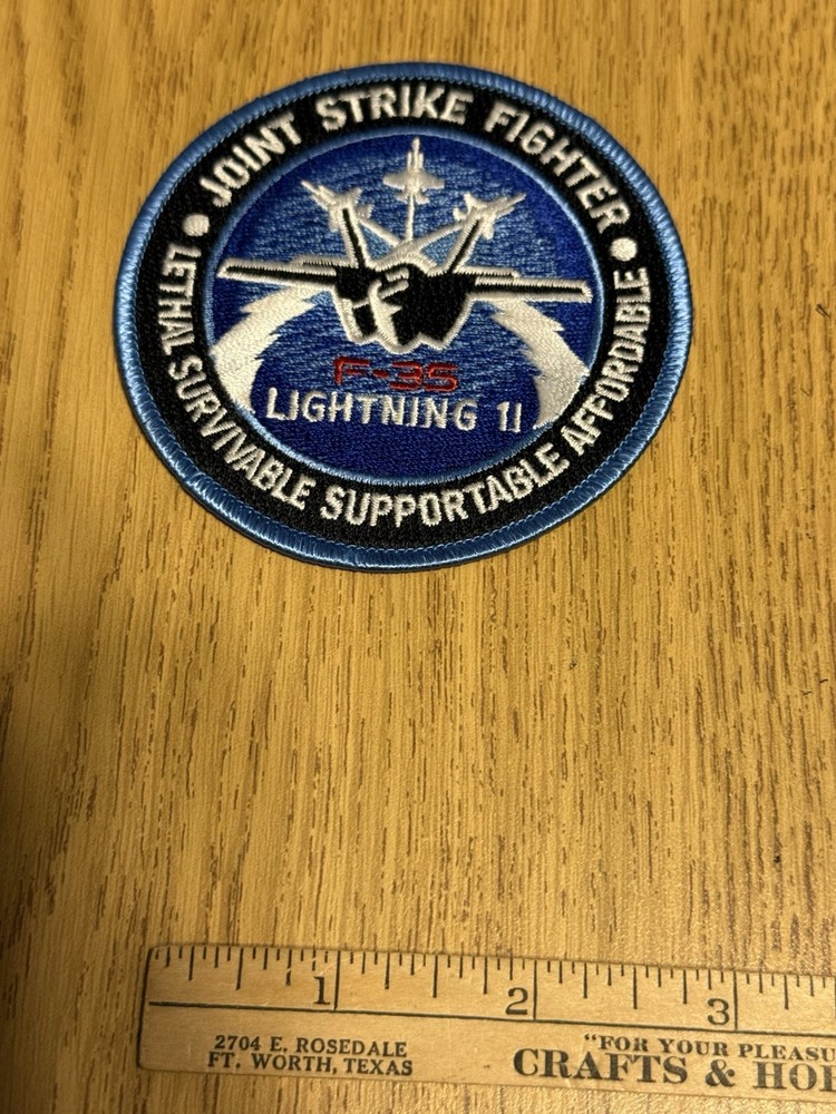 F-35 Lightning Program Patch Lockheed Martin  JSF