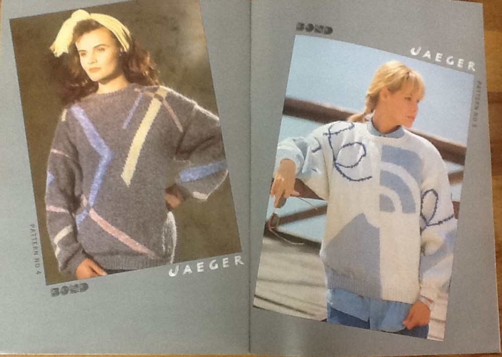 Jaeger Collection Bond / USM / Ultimate Sweater Machine knitting Pattern Book