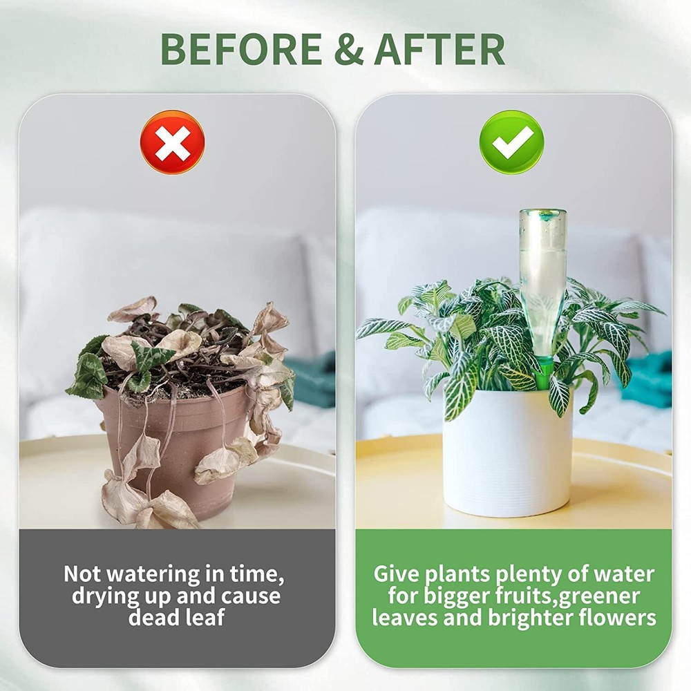 12 Self-Watering Spike Automatically Water Your Garden Using Insert Drip Tools!